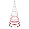 The Modern Christmas Tree, Ruby Red, 7.5', Illusion Discs