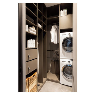 Фотосессия с объекта в ЖК Грин Парк - Contemporary - Laundry Room ...
