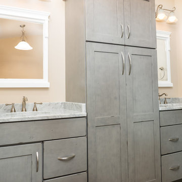 Gray Kraftmade Bathroom Cabinets