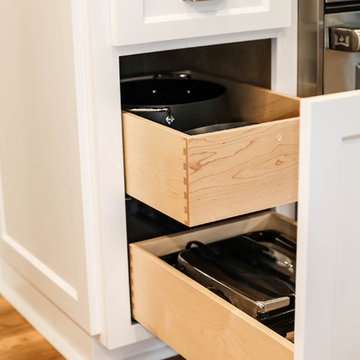 Full Home Custom Cabinets - Kitchen, Living Room, and Laundry Room