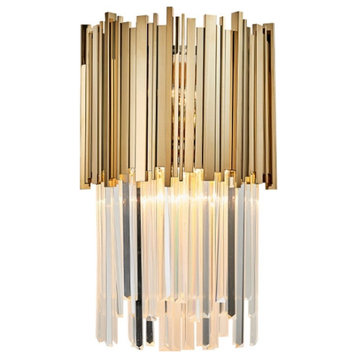 Gold/Silver Creative Wall Lamp for Bedside, Gold, W9.8*h18.1''