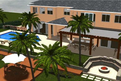 Pergola Renderings by Archadeck of Miami
