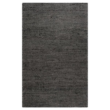 Alora Decor Harlem 8' x 10' Pattern Black/Gray/Rust/Blue Hand-Woven Area Rug