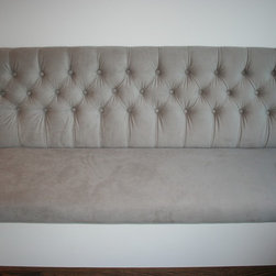 Custom Sectional Sof - Designer Fabric - Dining Benches