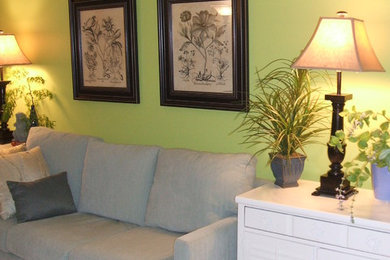 Example of a living room design in DC Metro