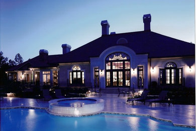 Tuscan exterior home photo in Atlanta