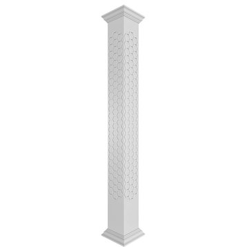 Craftsman Classic Square Non-Tapered Westmore Fretwork Column