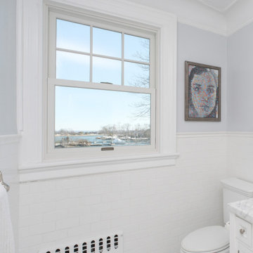 New Window in Pretty Bathroom - Renewal by Andersen New Jersey & New York City