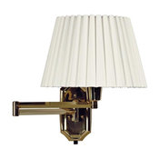 Kenroy Traditionas Polished Brass Swing Arm Wall Light