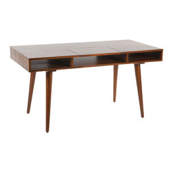 Control Brand - Wishek Mahogany Writing Desk - Desks And Hutches