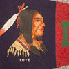 Consigned Headdress Tote Felt Flag, 10" x 26"