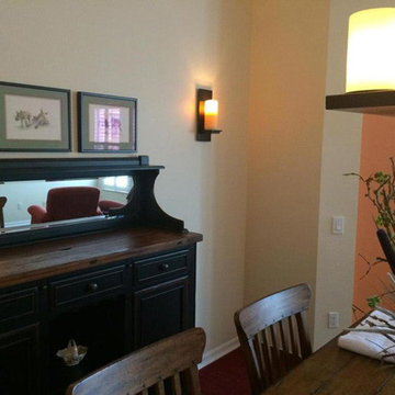 Wall Lighting in Study