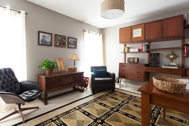 Eclectic home office photo in Austin
