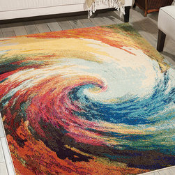 Celestial Rugs Wave by Nourison - Floor Rugs
