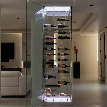 Tempered Glass Doors for Efficient Wine Cooling System