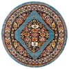 Safavieh Vintage Hamadan Vth265M Traditional Rug, Blue/Black, 6'7"x9'