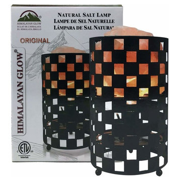 Himalayan Rock Crystal Salt Lamp, 4-5 lbs