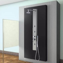 Fontana Lunetta Shower panel S906 available in ORB and Gold Plated Finish - Shower Panels And Columns