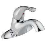 Delta - Delta Classic Single Handle Centerset Faucet, Less Pop-Up, Chrome, 500-DST - You can install with confidence, knowing that Delta faucets are backed by our Lifetime Limited Warranty. Delta WaterSense labeled faucets, showers and toilets use at least 20% less water than the industry standard saving you money without compromising performance.