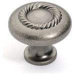 Dynasty Hardware - Super Saver K-5104 Rope Cabinet Knob, Antique Nickel - The K-5104-FB Super Saver Rope Cabinet Knob offers great value and quality that is equal to other brand names at a much lower price.
