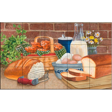 Tile Mural, Daily Bread Ii by Mary Lou Troutman