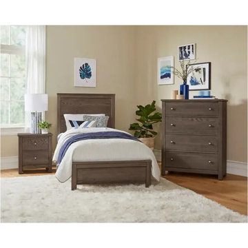 11-331 Vaughan Bassett Furniture Fundamentals-grey Twin Bed