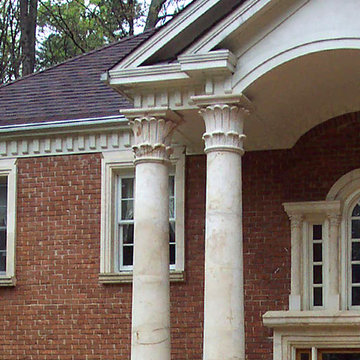 Classic Federal Style Atlanta Estate with Temple of the Winds Column Order