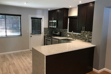 Kitchen - contemporary kitchen idea in New York
