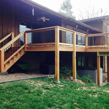Cedar deck