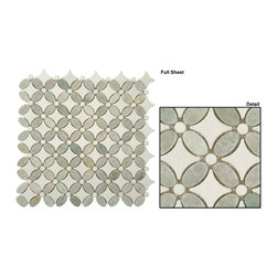 Mirage stone mosaic Flower series - Home Decor