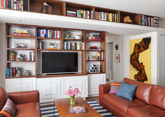 Modern Living Room by Christy Allen Designs