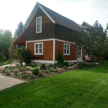 Major redo of a landscape for a quaint home in Steamboat
