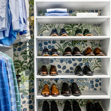 Adjustable Shoe Shelves - Closet Design Ideas