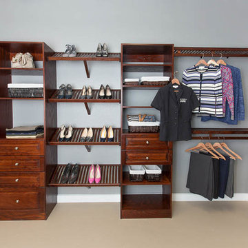Using Our Newest Solid Ash Wood In Closets & Pantries