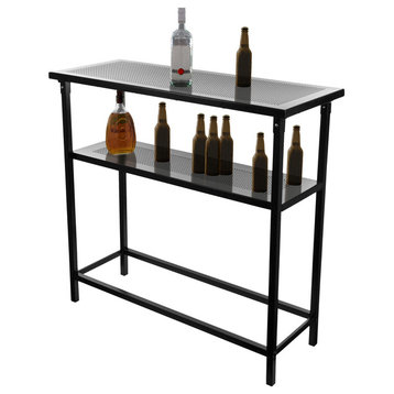 Portable Bar - University of Iowa Herky Collapsible Home Bar