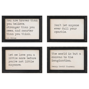 Wood Framed Inspiration Phrases