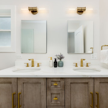 Bernard Bathroom Remodel: Neutral Modern Oasis