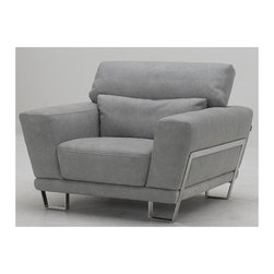 Janet Leather Chair - Armchairs And Accent Chairs