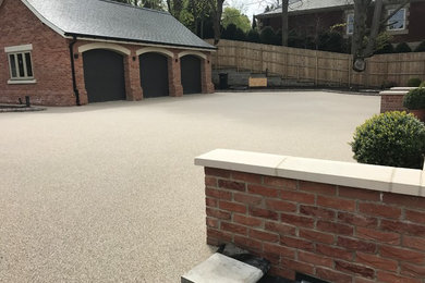 New driveway and wrap round surface