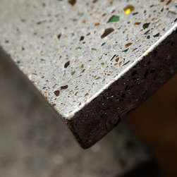 Locally Sourced Recycled Glass mix - Kitchen Countertops