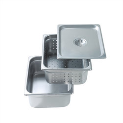 3-piece Half-tray Steamer Set - Steamer Baskets