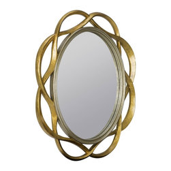 Wentworth 40649 Wall Mirror in Gold Finish - Wall Mirrors