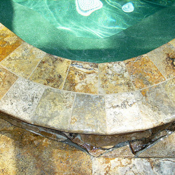 Autumn Leaves Travertine Pavers