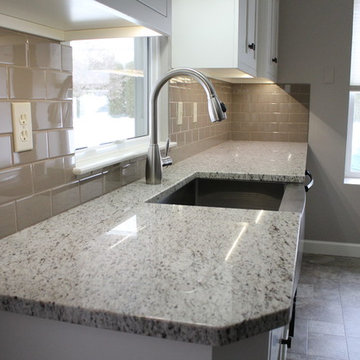 White Galley Kitchen