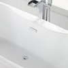 OVE Decors Riley 60" White Freestanding Bathtub