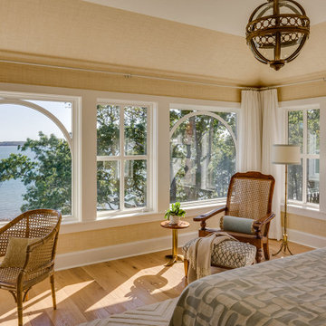 Master Bedroom Water View - Pleasant Heights - Cape Cod, MA - Custom Home