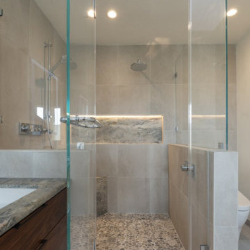 Warm Contemporary Bathroom