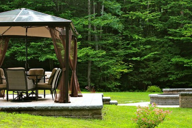 Example of a patio design in Boston