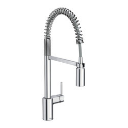Align&reg; Chrome One-Handle Pre-Rinse Spring Pulldown Kitchen Faucet - Products