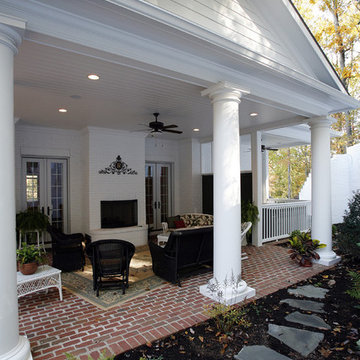 Classical covered patio